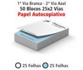 50 - 20x30 - Blocos e Talões Autocopiativos 10x15 - 2 Vias