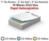 10 - 10x15 - Blocos e Talões Autocopiativos - 3 Vias