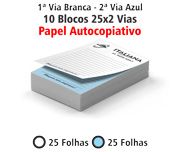 10 - 10x15 - Blocos e Talões Autocopiativos - 2 Vias